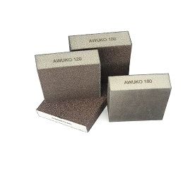 اشکال مختلف سنباده اسفنجی